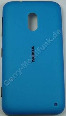 Akkufachdeckel blau Nokia Lumia 620 B-Cover wrapped cyan Unterschale, Backcover incl. Headset Konnektor, Headsetbuchse, Lautstrketaste, Kamerataste, Einschalttaste Powerkey