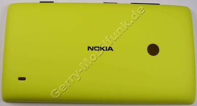 Akkufachdeckel gelb Nokia Lumia 520 original B-Cover Batteriefachdeckel yellow
