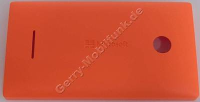 Akkufachdeckel orange Microsoft Lumia 435 B-Cover Rckenschale mit Seitentasten, Lautstrketaste, Fototaste, Powertaste