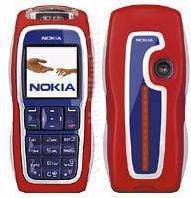 CC-140D rot Cover Original Nokia 3220 red Fun Shell (Oberschale) mit Displayscheibe