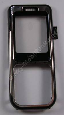 Oberschale original Nokia 7360 schwarz, black chrome (Oberschale) A-Cover