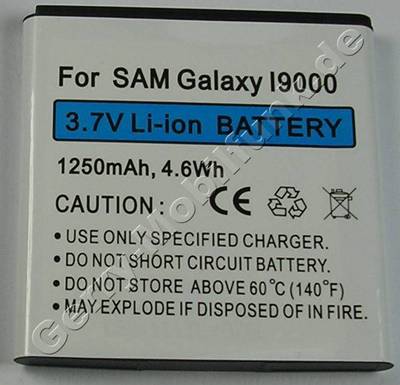 Akku Samsung GT-i9001 Galaxy S plus (entspricht EB575152VUCSTD) 4,6Wh Li-Ion 1500mAh 3,7V