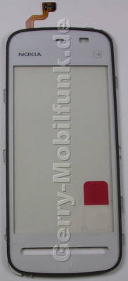 Touchpanel, Displayscheibe weiss Nokia 5230 original Bedienflche white