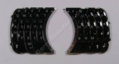 Tastenmatte QWERTZ, Tastatur schwarz Siemens SK65 Original Tastenmatten links  plus  rechts