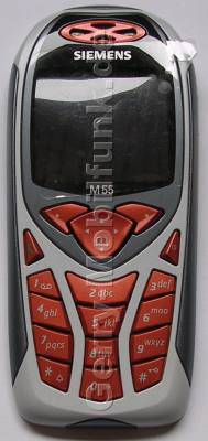 Oberschale Siemens M55 Original Cover mit Displayscheibe und Tastaturmatte