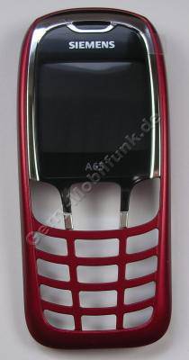 Oberschale Siemens A65 colorado red, rot (Geh�useoberschale) Cover mit Displayscheibe