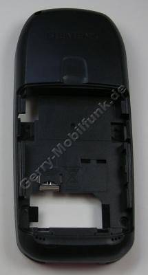 Unterschale Siemens A70 palladium, schwarz original Back Cover, Gehäuseträger incl. interne Antenne, Vibrationsmotor, Mikrofon, Simkartenhalter