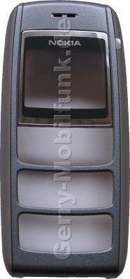 Original Nokia 1600 Cover Blau/Silber Oberschale mit Displayscheibe, Displayglas
