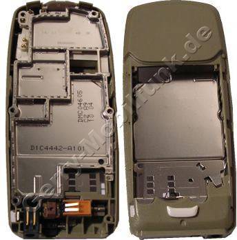 B-Cover Gehäuserahmen Original Nokia 3120 Grün Gehäuseträger, Unterschale incl. Ladebuchse, Mikrofon, Vibrationsmotor, Simkartenhalter