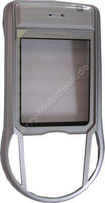 Original Nokia Oberschale 6630 silber Front Cover incl. Displayscheibe