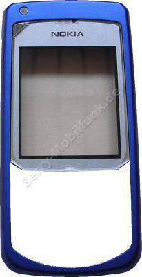 Original Nokia 6681 Oberschale blau A-Cover mit Displayscheibe
