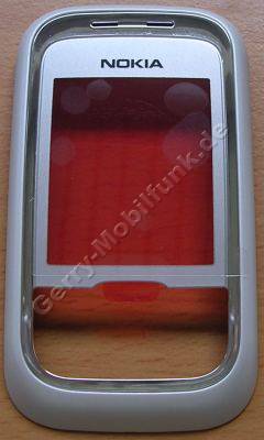 Oberschale Schieber original Nokia 6111 weiss, A-Cover mit Displayscheibe
