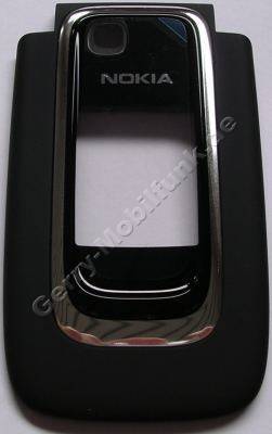Oberschale Klappe Nokia 6131 original A-Cover schwarz incl. kleine Displayscheibe