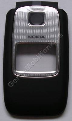 Oberschale kleines Display Nokia 6103 schwarz, original Oberschale mit Displayscheibe Außen