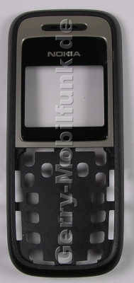 Oberschale Original Nokia 1200 A-Cover schwarz mit Displayscheibe