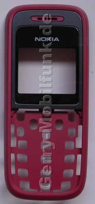 Oberschale rot Nokia 1208 original A-Cover mit Displayscheibe