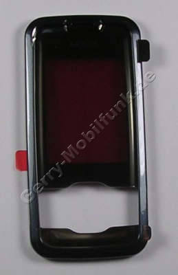 Oberschale gunmetal (red blue) original Nokia 7610 Supernova A-Cover mit Displayscheibe f�r rote und blaue Ger�te Version, Displayglas
