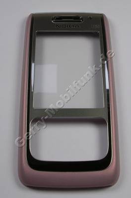Oberschale pink Nokia E65 original A-Cover mit Displayscheibe