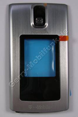 Oberschale Klappe silber Nokia 6650 fold original A-Cover incl. Kamerascheibe,Displayscheibe black