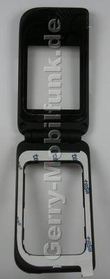 Oberschale schwarz gro�es Display Nokia 7270 Cover incl. Oberschale Tastatur, Gelenkmechanismus, Lautsprecher, Magnet, Displayscheibe gro�es Display