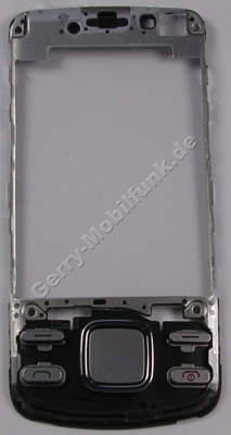 Rahmen Oberschale silber Nokia 6600i slide original A-Cover Rahmen silver incl. Men�tasten und Lautsprecher
