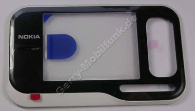 Oberschale wei Nokia 6760 slide original A-Cover white incl. Displayscheibe