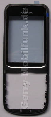 Oberschale schwarz Nokia 2710 Navigator original A-Cover black mit Displayscheibe