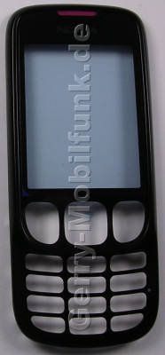 Oberschale schwarz Nokia 6303 Classic original, A-Cover black feminine mit Displayscheibe