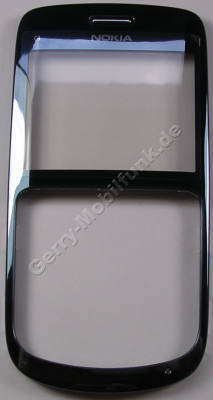 Oberschale grau Nokia C3-00 original A-Cover slade grey mit Displayscheibe