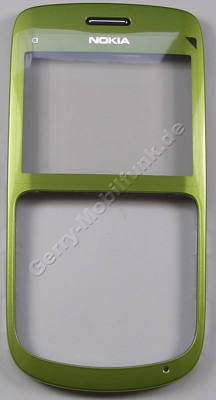 Oberschale gr�n Nokia C3-00 original A-Cover lime green mit Displayscheibe