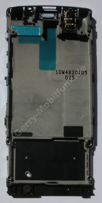 Oberschale lila Nokia X3-02 original A-Cover Rahmen, Unterteil vom Frontcover lilac mit Lautsprecher und Headsetanschluß, PHF-Konnektor