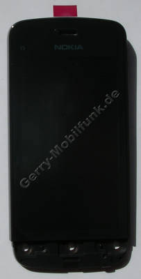 Oberschale grau Nokia C5-03 original A-Cover cool grey mit Displayscheibe