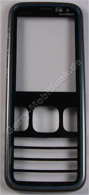 Oberschale grau blau Nokia 5630 Xpress Music original A-Cover grey blue mit Displayscheibe