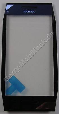 Oberschale, Touchscreen Nokia X7-00 original A-Cover Displayscheibe, Touchpanel f�r alle Ger�tefarben