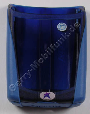 Geh�user�ckenteil Nokia 5140 original Unterschale blau Lagoon, B-cover, Oberschale der Tastatur