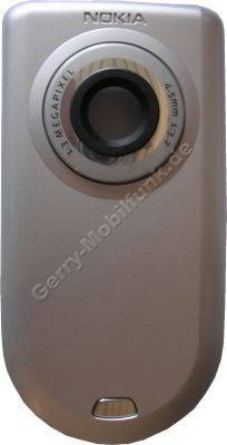 Akkufachdeckel Nokia 6630 silber Aluminium Geh�usetr�ger Geh�userahmen Unterteil, Batteriefach