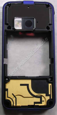 Unterschale Nokia N81-3 vanilla3 original D-Cover Geh�userahmen, Geh�usetr�ger incl. Kamerascheibe, Antennen, Vibrationsmotor, Ladebuchse, Seitentasten (Ein/Aus, Lautst�rketaste, Verriegelungstaste Kamerataste), Headsetbuchse, Stereo-Lautsprecher ( 2 Freisprechlautsprecher, Buzzer ), Antennenmodul