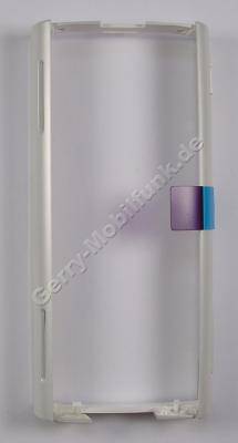 Geh�userahmen weiss Nokia X6 original Hauptrahmen incl. Seitentasten, Lautst�rketaste, Kamerataste, Schiebetaste, Speicherkatenabdeckung, USB-Abdeckung, Ein-Aus Taste Oberschale - Cover