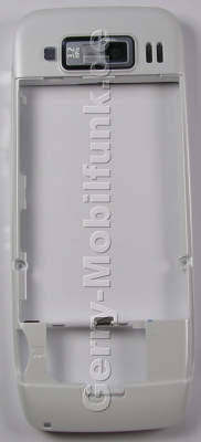 Unterschale weiß Nokia E52 original Rahmen white, B-Cover incl. Lautsprecher, Seitentasten, Einschalttaste, Einschaltschalter ( Powerkey) Kamerascheibe, Kameralinse