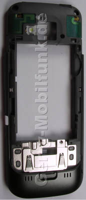 Geh�userahmen,Geh�usetr�ger  grau Nokia C5 original B-Cover warm grey, Backcover mit Blitzlicht, Antennen, Headset Konnektor, Ladebuchse,  Halter f�r Simkarte