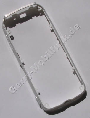 Hauptrahmenrahmen weiss Nokia 5230 original Cover white Geräterahmen mit Seitentasten, Abdeckung USB Anschluß, Lautstärketaste, Fototaste, Ein/Aus Taste