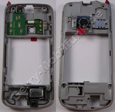 Mittelcover, Gehäuserahmen Nokia 6710 Navigator original C-Cover mit Kamerascheibe