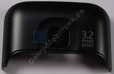 Antennen Abdeckung schwarz Nokia C5 original D-Cover black hintere Abdeckung vom Gehäuse, Antennencover black mit Kamerascheibe, Kameralinse