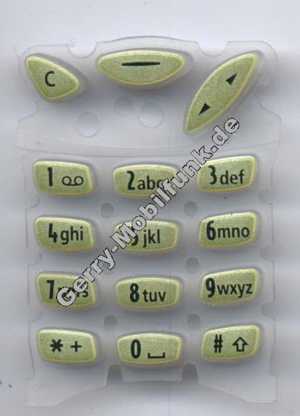 Tastenmatte fr Nokia 3210 messingmetallic