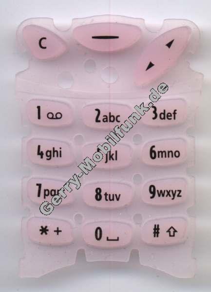 Tastenmatte fr Nokia 3210 rose schimmer