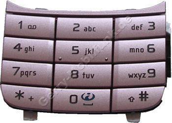 Tastenmatte original Nokia 6111 pink, groe T9 Tastatur