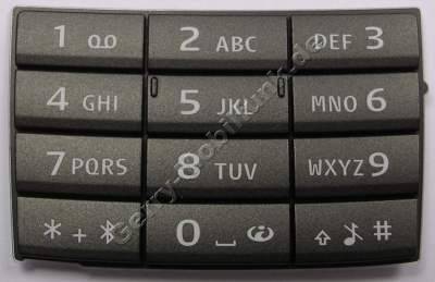 Tastenmatte Telefon grau Nokia E66 original groe Tastatur