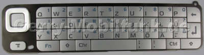 Groe Tastenmatte Nokia N810 original Tastaturmatte der Haupttastatur, deutsche Tastenbelegung QWERTZ