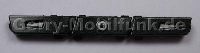 Seitliche Tastenmatte schwarz Nokia E66 original Seitentasten black steel, Lautstrketaste