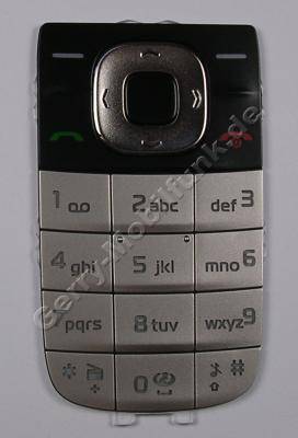 Tastenmatte silber/schwarz Nokia 2760 original Tastatur latin